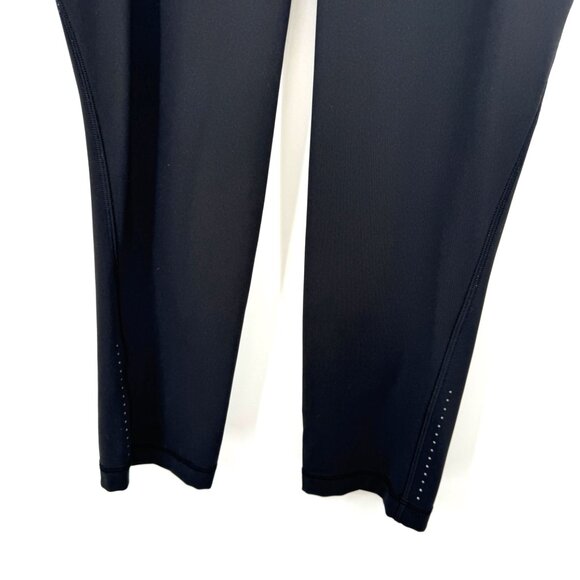 Lululemon Black Swift Speed High Rise Crop 23” Black womans size 10 - Picture 4 of 14